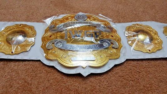 IWGP INTERCONTINENTAL DOUBLE STACKED BRASS Championship Belt