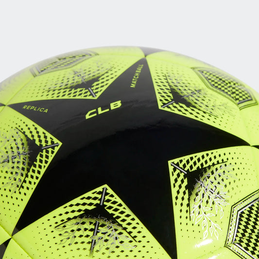 Adidas Champions League Club Soccer Ball 25/26-Neon Yellow/Black
