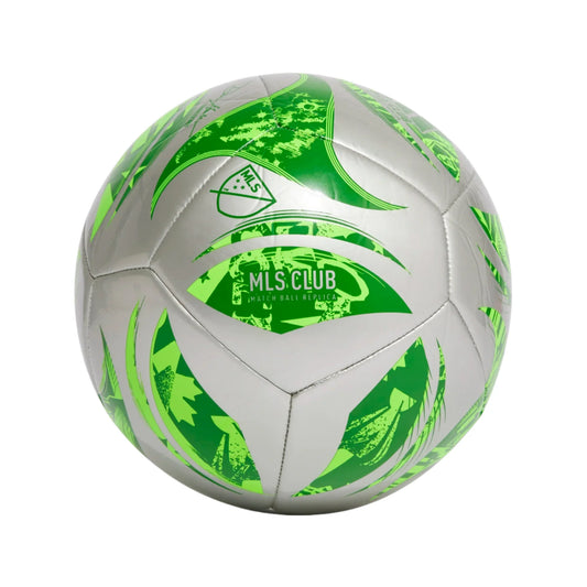 Adidas MLS Club Soccer Ball-Silver/Green