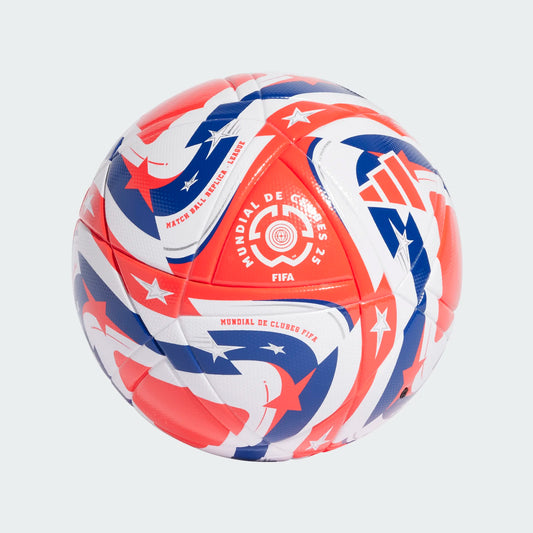 Adidas FCWC  Mundial de Clubes League Soccer Ball- White/Lucid Red