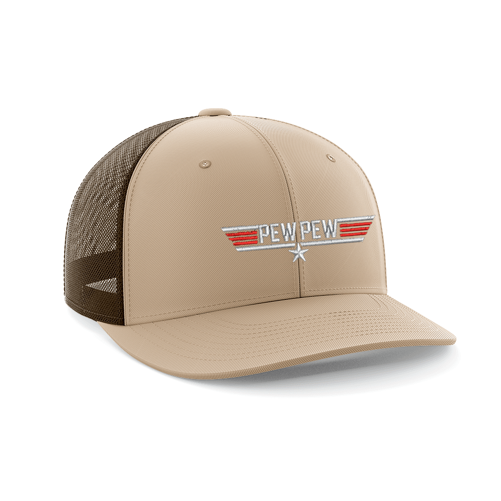 Pew Pew Embroidered Trucker Hat - Greater Half