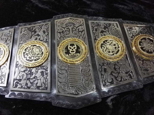LUCHA UNDERGROUND GIFT OF GOD Zinc Championship Belt