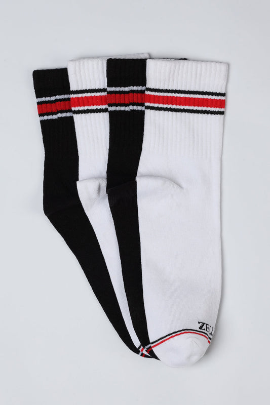 Quarter Crew Socks - C007