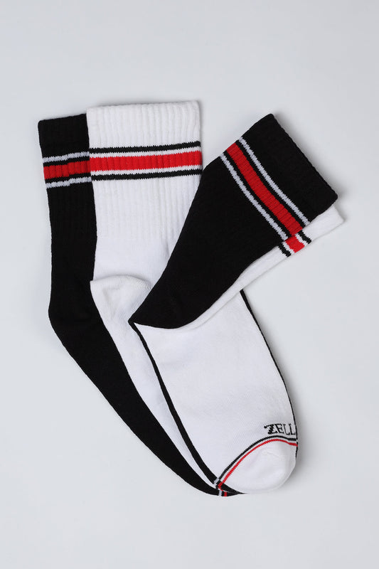 Quarter Crew Socks - C007