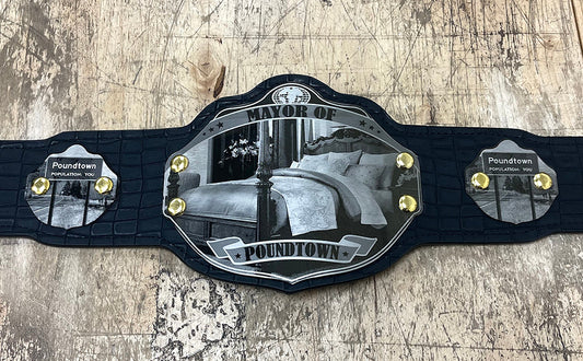 Mini Poundtown Championship Belt - Custom Text