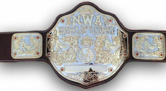 NWA BIG GOLD Zinc Championship Belt