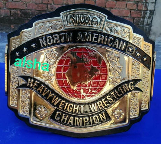 NWA NORTH AMERICAN HEAVYWEIGHT Zinc Championship Belt