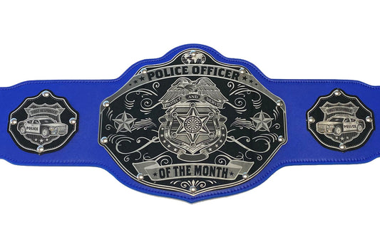Police Championship Belt - Custom Text