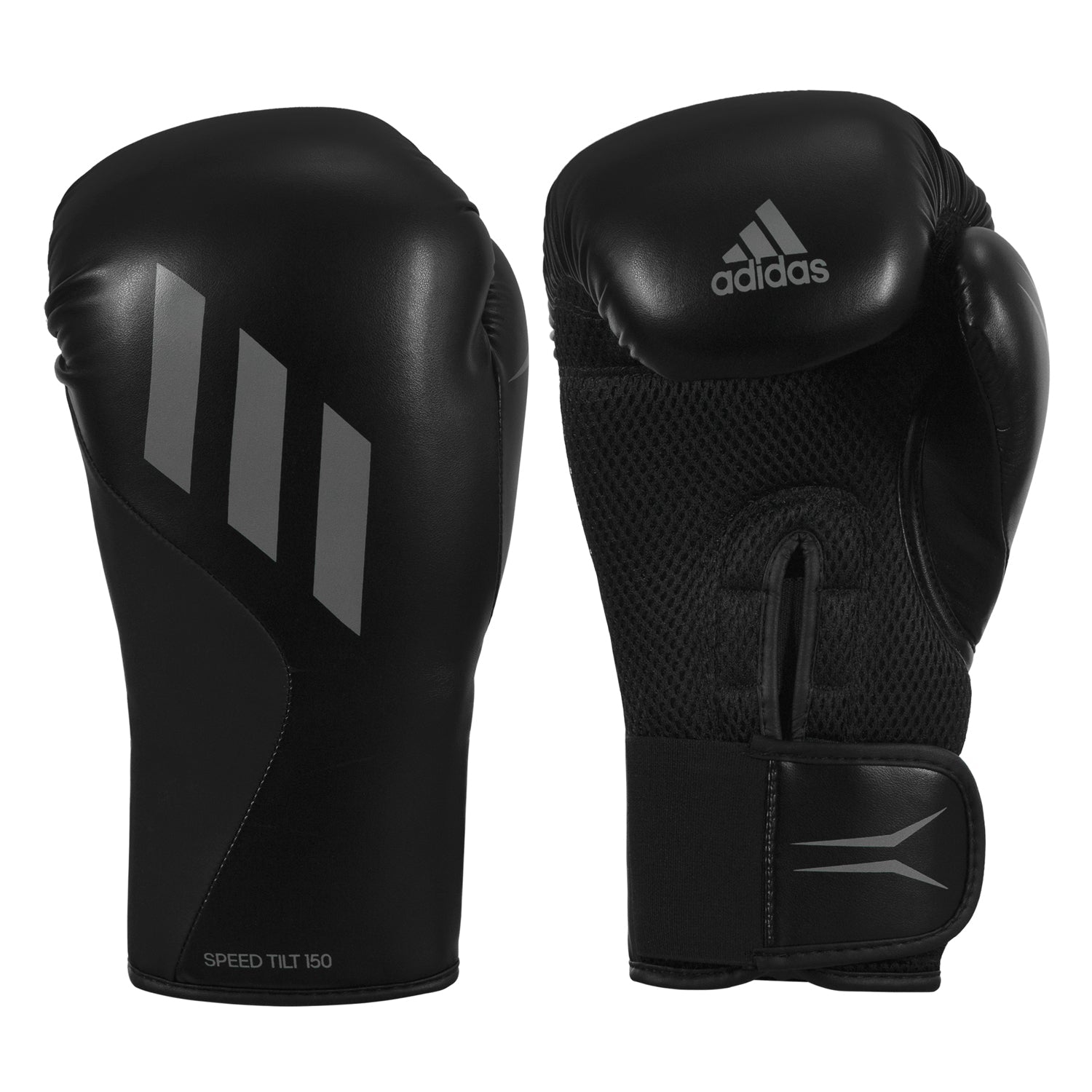 color:Black/Grey::Adidas Speed Tilt 150 Boxing Training Gloves main view