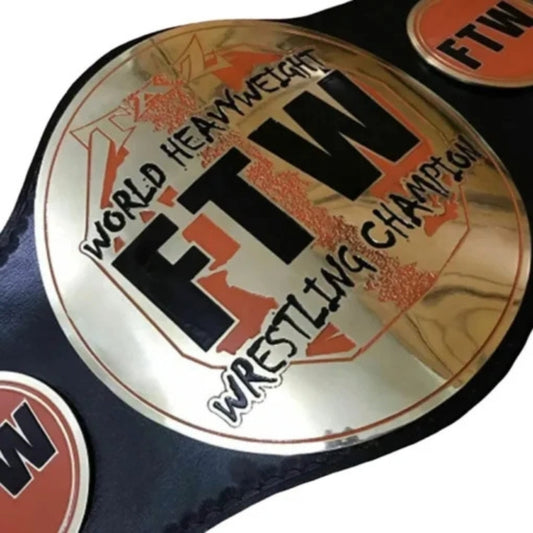 FTW Championship AEW World Wrestling Heavy Weight Champion Belt