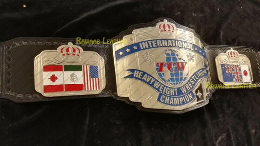 TCW INTERNATIONAL HEAVYWEIGHT Zinc Championship Belt