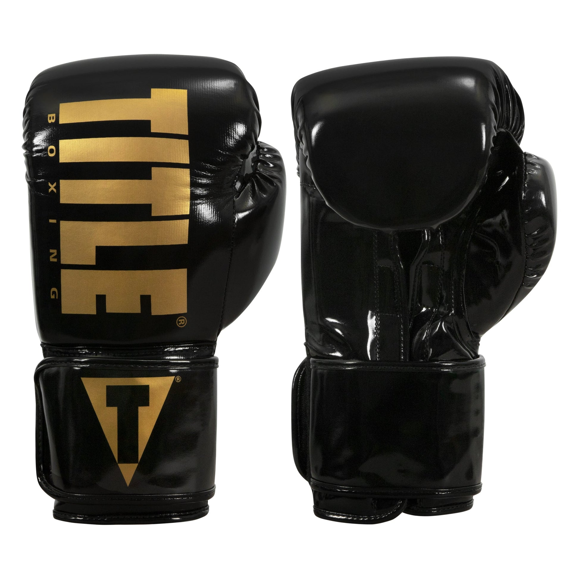 color:Black/Gold::TITLE Boxing Inferno Intensity Elastic Training Gloves