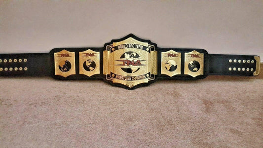 TNA WORLD TAG TEAM Brass Championship Belt