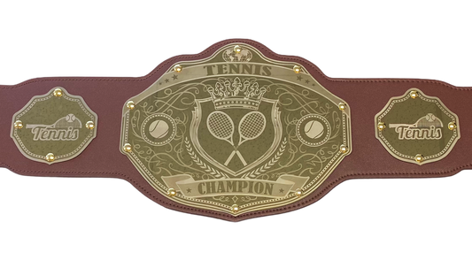 Tennis Championship Belt - Custom Text