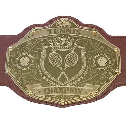 Tennis Championship Belt - Custom Text