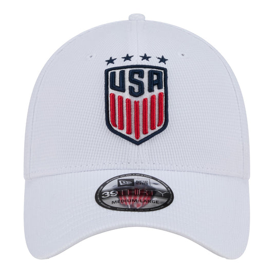 Adult New Era USWNT 39Thirty Active White Hat