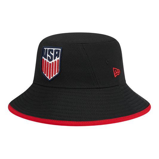Adult New Era USMNT Black Bucket Hat