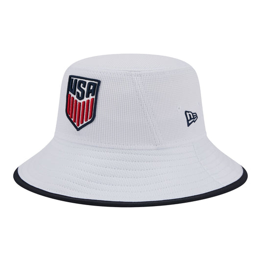 Adult New Era USMNT White Bucket Hat
