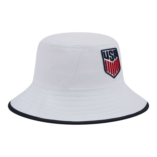 Adult New Era USMNT White Bucket Hat