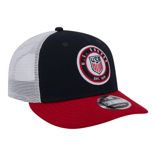 Adult New Era USMNT 9Fifty Throwback Navy Hat