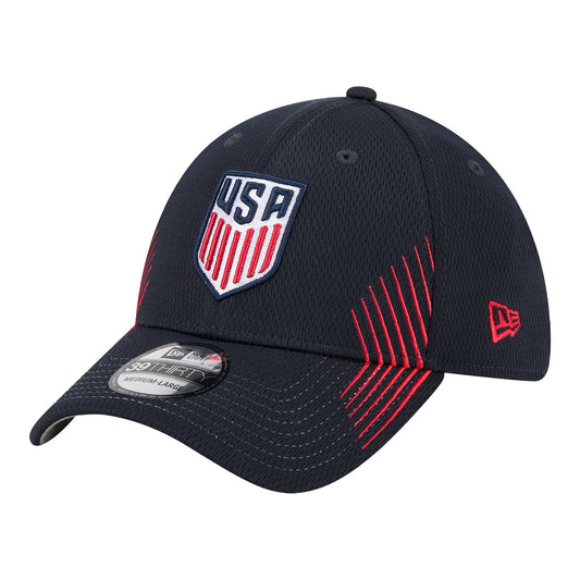 Adult New Era USMNT 39Thirty Active Navy Hat