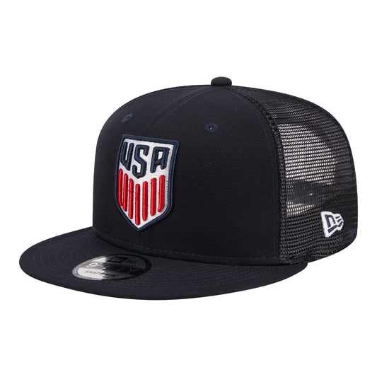 Adult New Era USMNT 9Fifty Classic Trucker Navy Hat