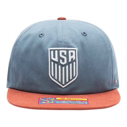 Adult Fan Ink USMNT Swingman Snapback Faded Hat