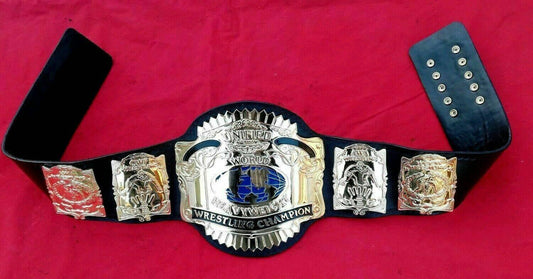 USWA UNIFIED HEAVYWEIGHT 24K GOLD Zinc Championship Belt