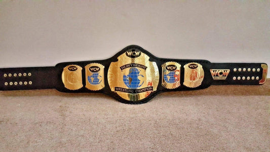 WCW WORLD HEAVYWEIGHT Brass Championship Belt