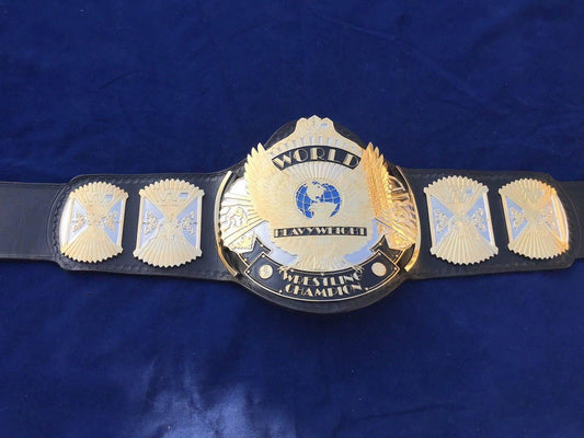 WWF WINGED EAGLE DUAL PLATED 24K GOLD Zinc Championship Belt