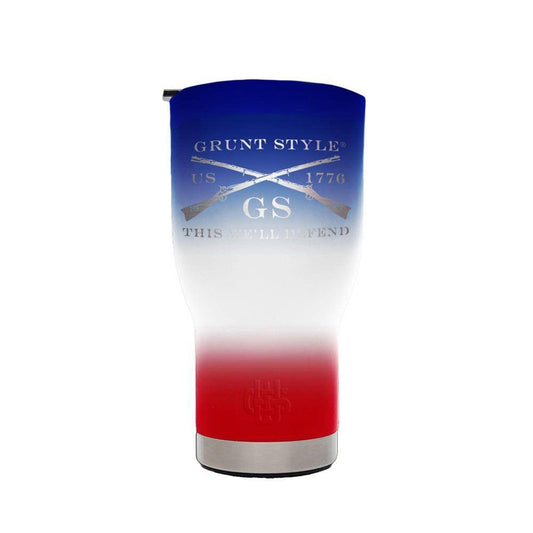 30oz Red, White, and Blue Tumbler with Bottle Opener