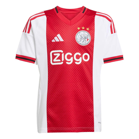 adidas 2025-26 Ajax Youth Stadium Home Soccer Jersey (Front)
