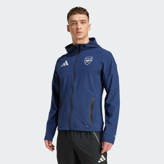 adidas 2025-26 Arsenal Men's Tiro 25 Competition Vis Tech Travel Jacket