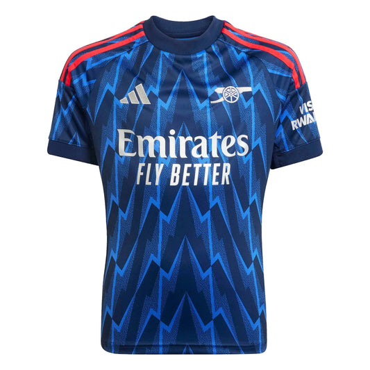 adidas 2025-26 Arsenal Youth Stadium Away Soccer Jersey (Front)