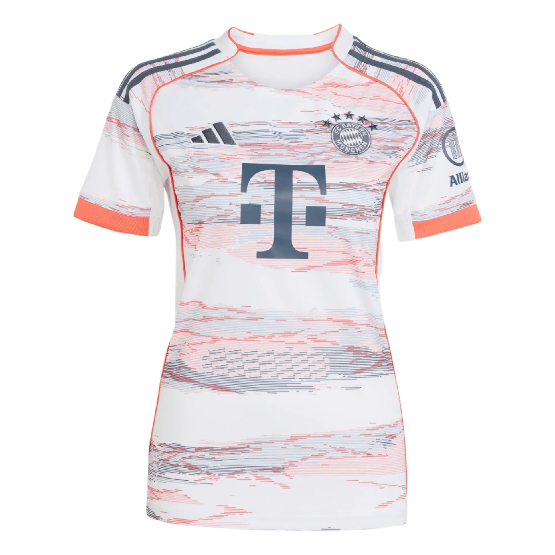 adidas 2025-26 Bayern Munich Women's Stadium Away Soccer Jersey (Front)