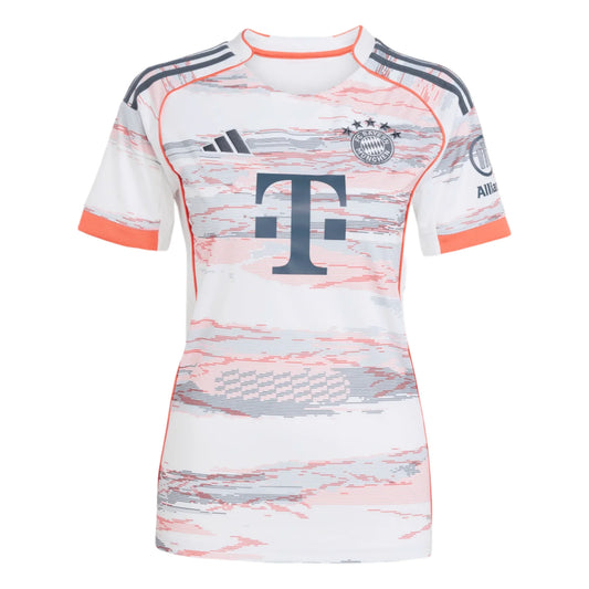 adidas 2025-26 Bayern Munich Women's Stadium Away Soccer Jersey (Front)