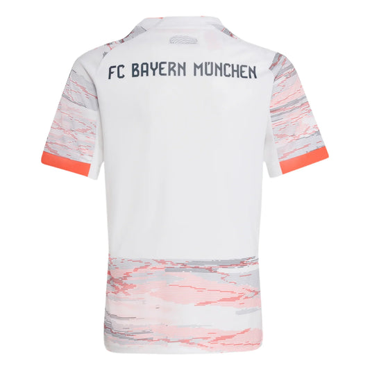 adidas 2025-26 Bayern Munich Youth Stadium Away Soccer Jersey