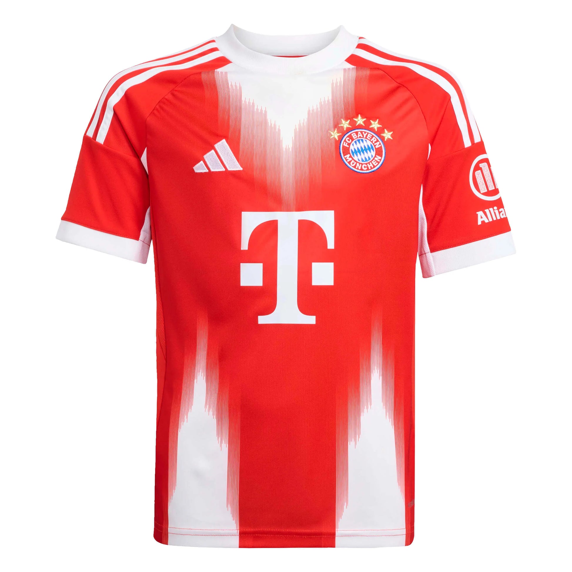 adidas 2025-26 Bayern Munich Youth Stadium Home Soccer Jersey (Front)
