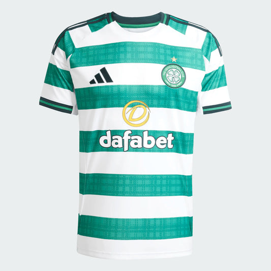 adidas 2025-26 Celtic Men's Stadium Home Soccer Jersey (Front)