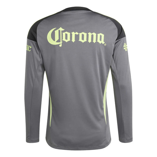 adidas 2025-26 Club America Men's Goalkeeper Long-Sleeve Soccer Jersey