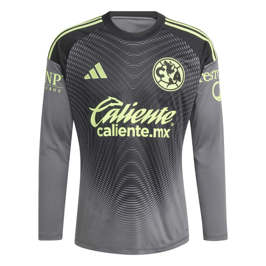 adidas 2025-26 Club America Men's Goalkeeper Long-Sleeve Soccer Jersey (Front)