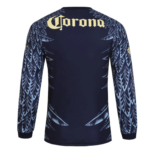 adidas 2025-26 Club America Men's Stadium Away Long-Sleeve Soccer Jersey