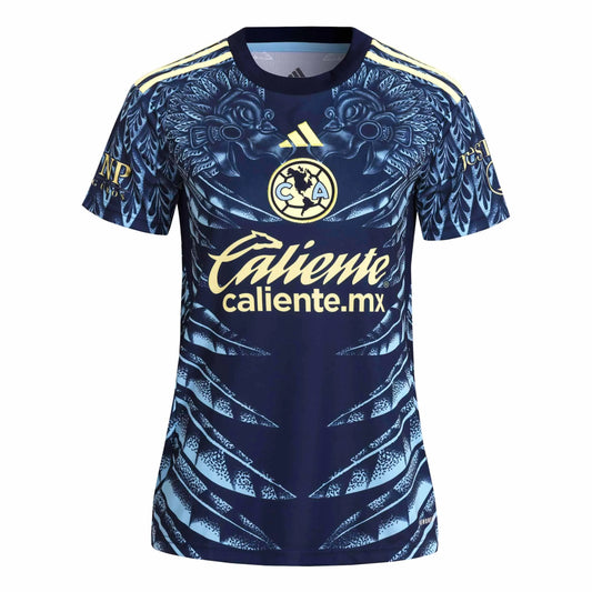 adidas 2025-26 Club America Women's Stadium Away Soccer Jersey (Front)
