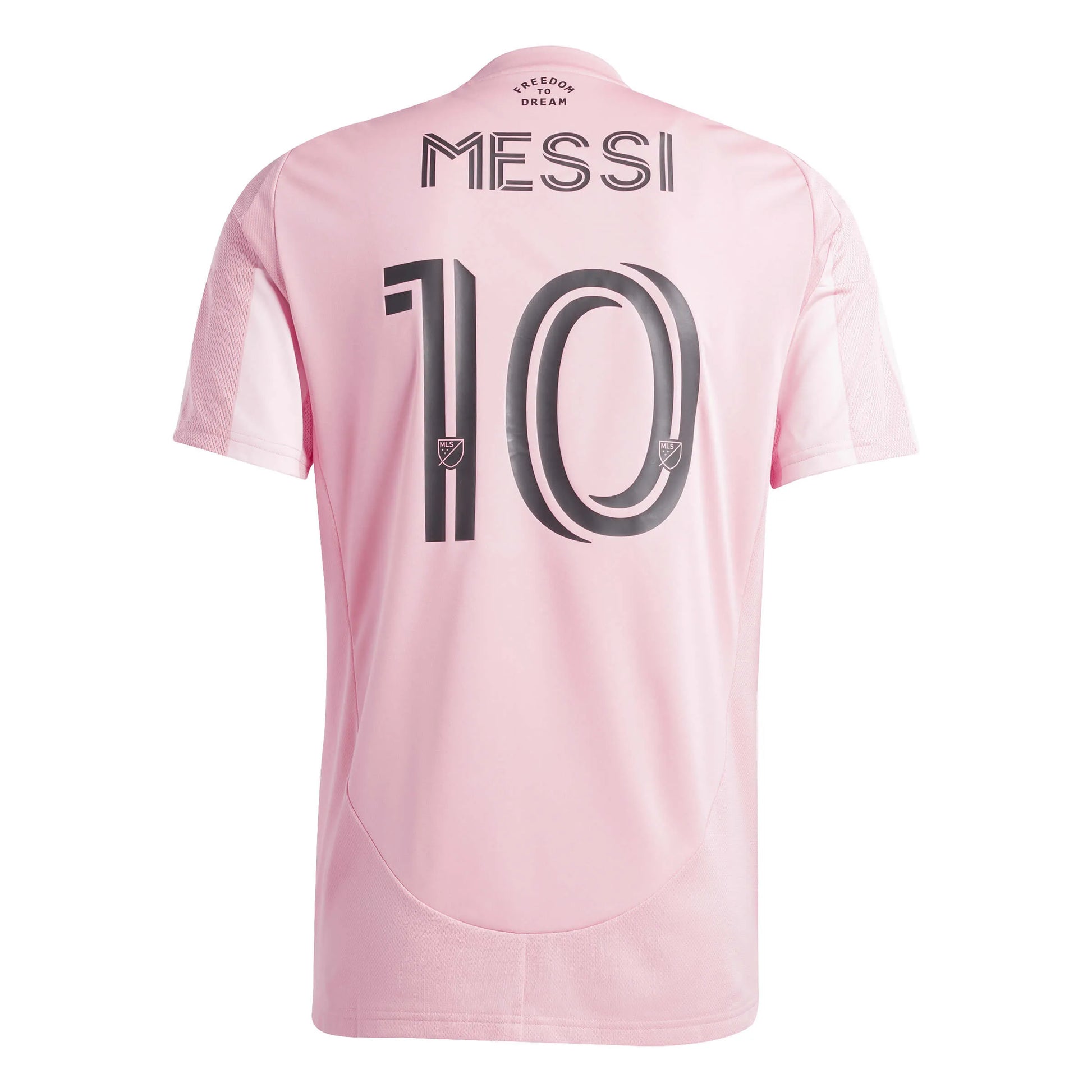 adidas 2025-26 Inter Miami Men's Messi #10 Stadium Home Soccer Jersey (Back)