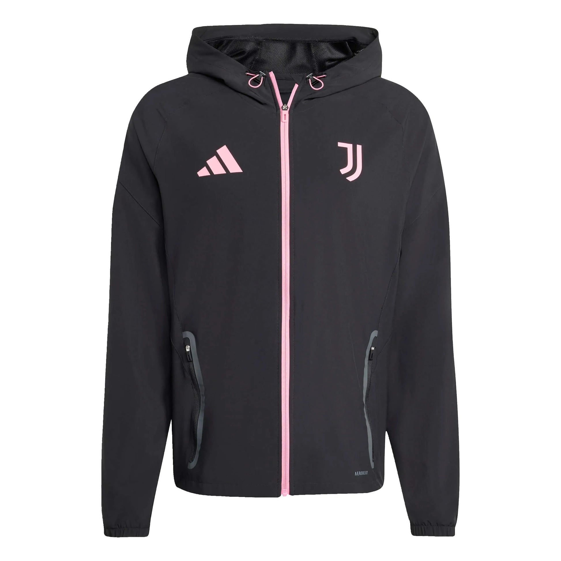 adidas 2025-26 Juventus Men's Tiro 25 Competition Vis Tech Travel Jacket (Front)