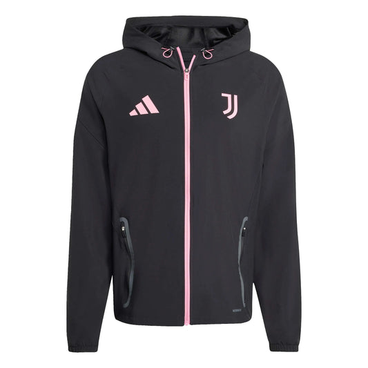 adidas 2025-26 Juventus Men's Tiro 25 Competition Vis Tech Travel Jacket (Front)