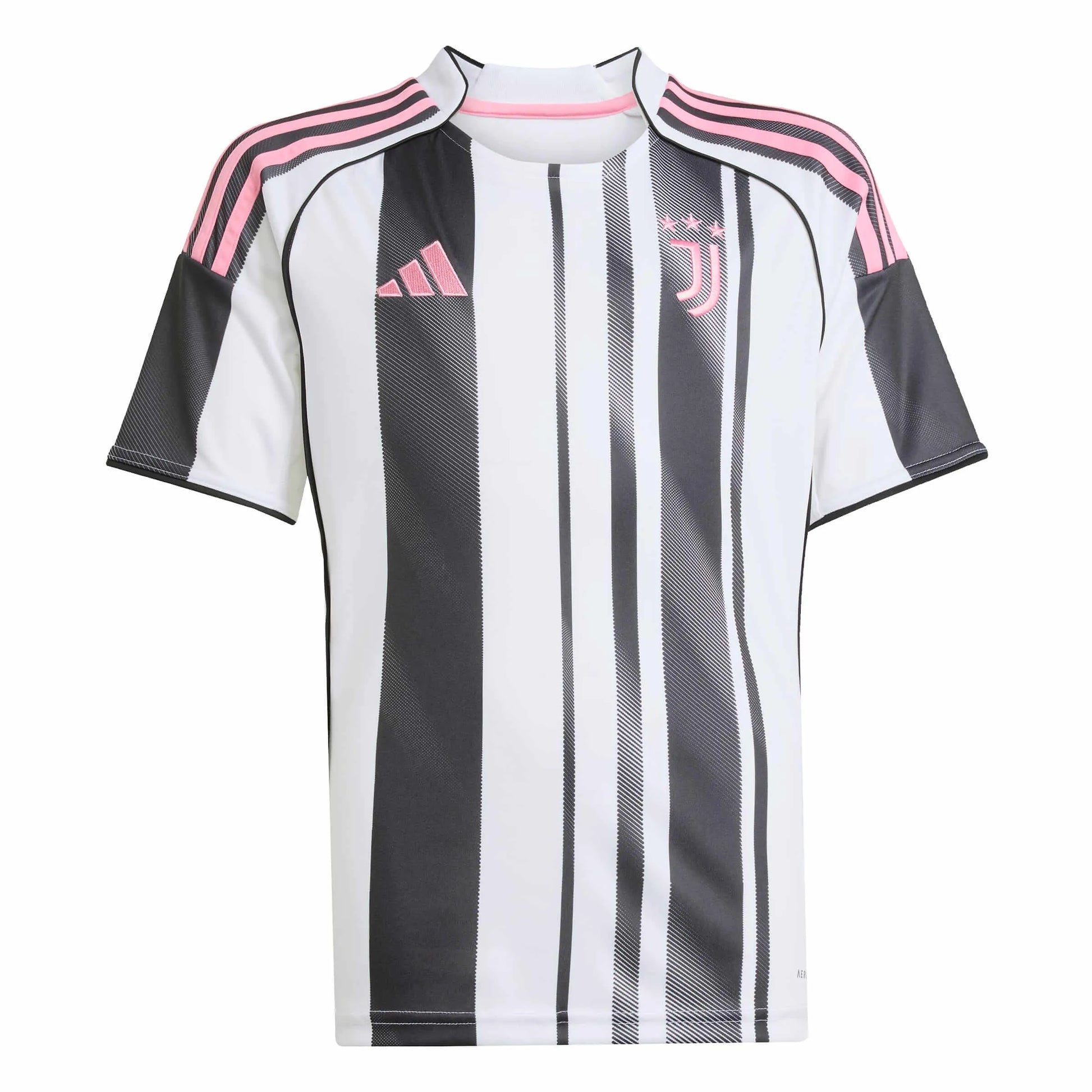 adidas 2025-26 Juventus Youth Home Soccer Jersey (Front)