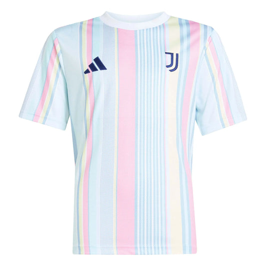 adidas 2025-26 Juventus Youth Pre-Match Soccer Jersey (Front)