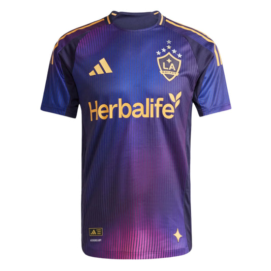 adidas 2025-26 LA Galaxy Men's Authentic Away Soccer Jersey (Front)