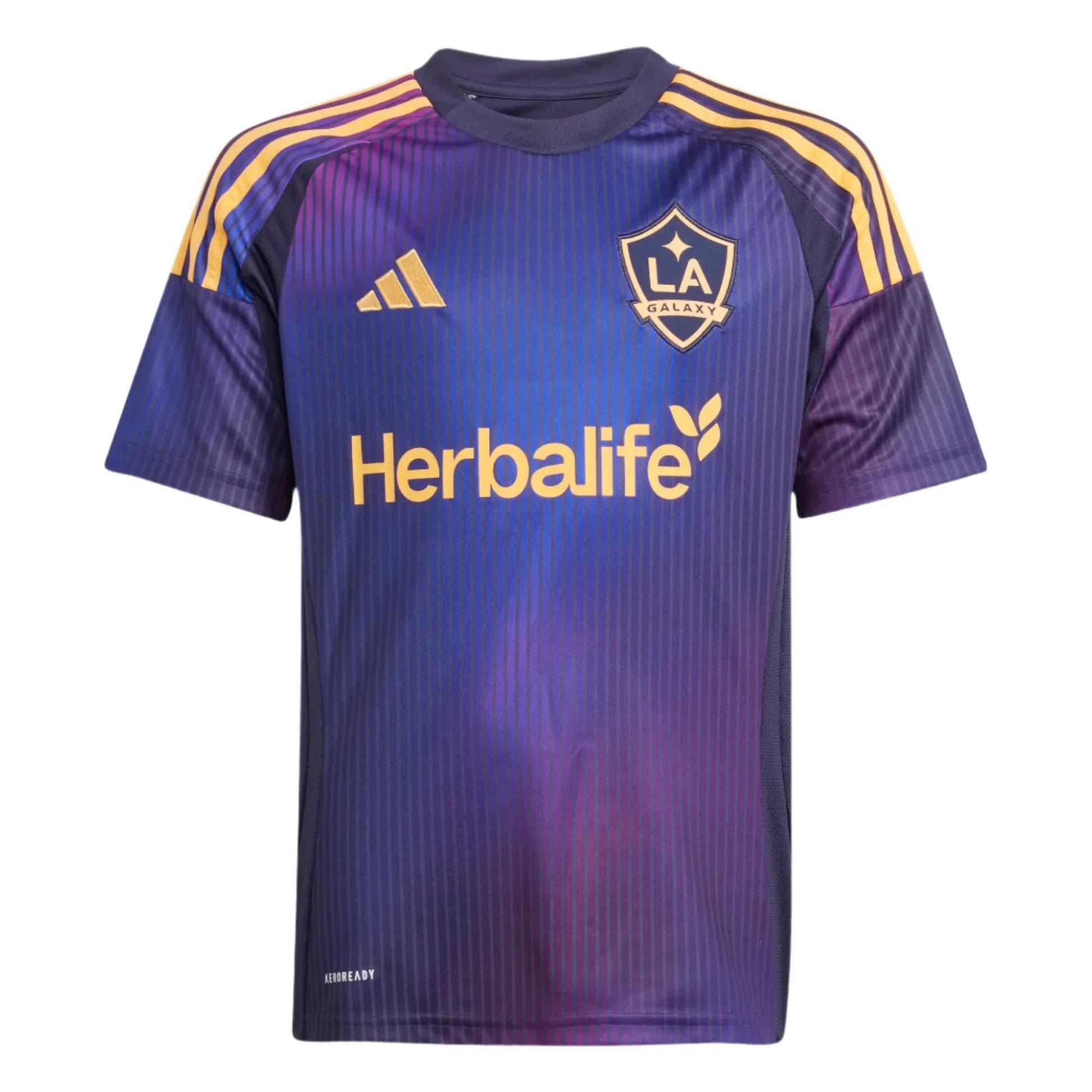 adidas 2025-26 LA Galaxy Youth Stadium Away Jersey (Front)